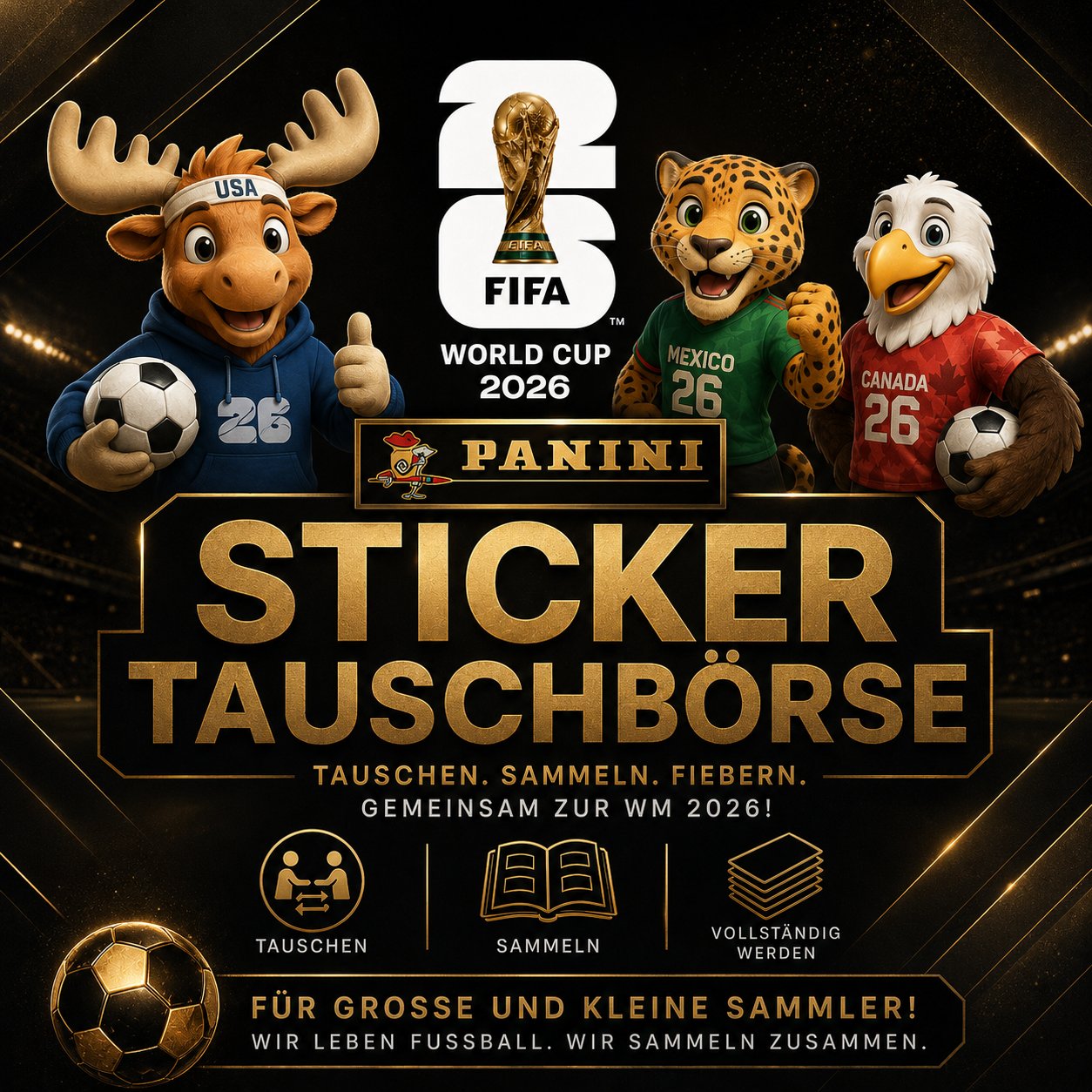 Panini WM 2026 Sticker Tauschbörse
